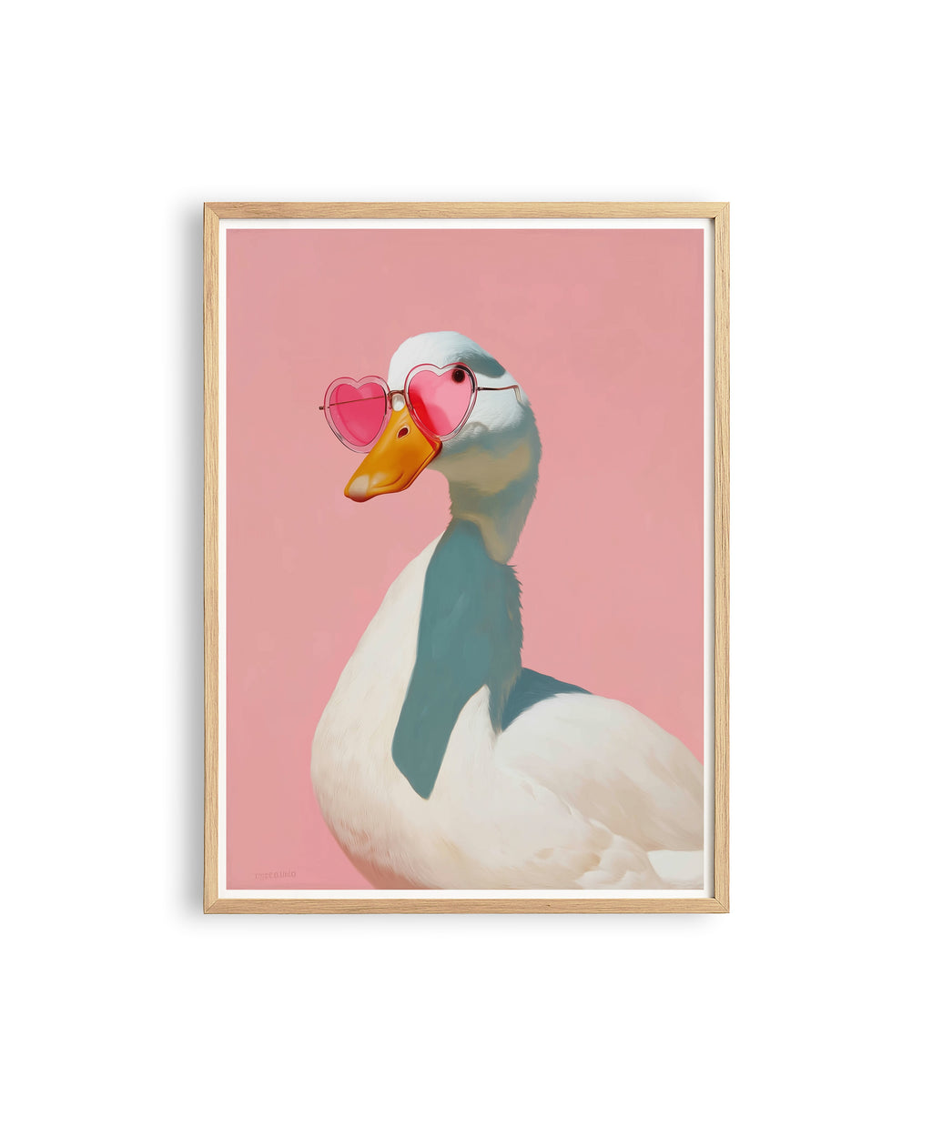 Pink Duck Wall Art