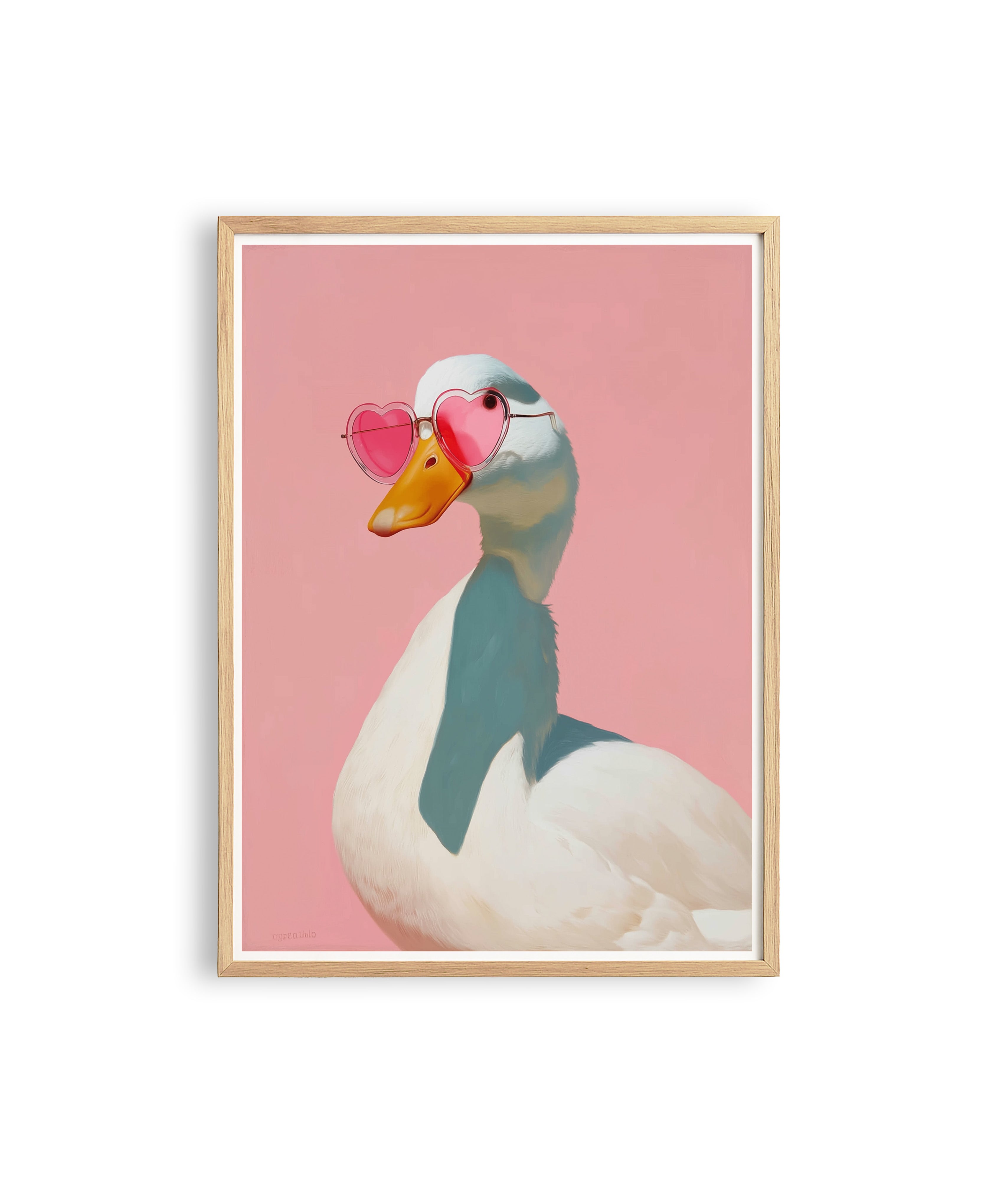 Pink Duck Wall Art