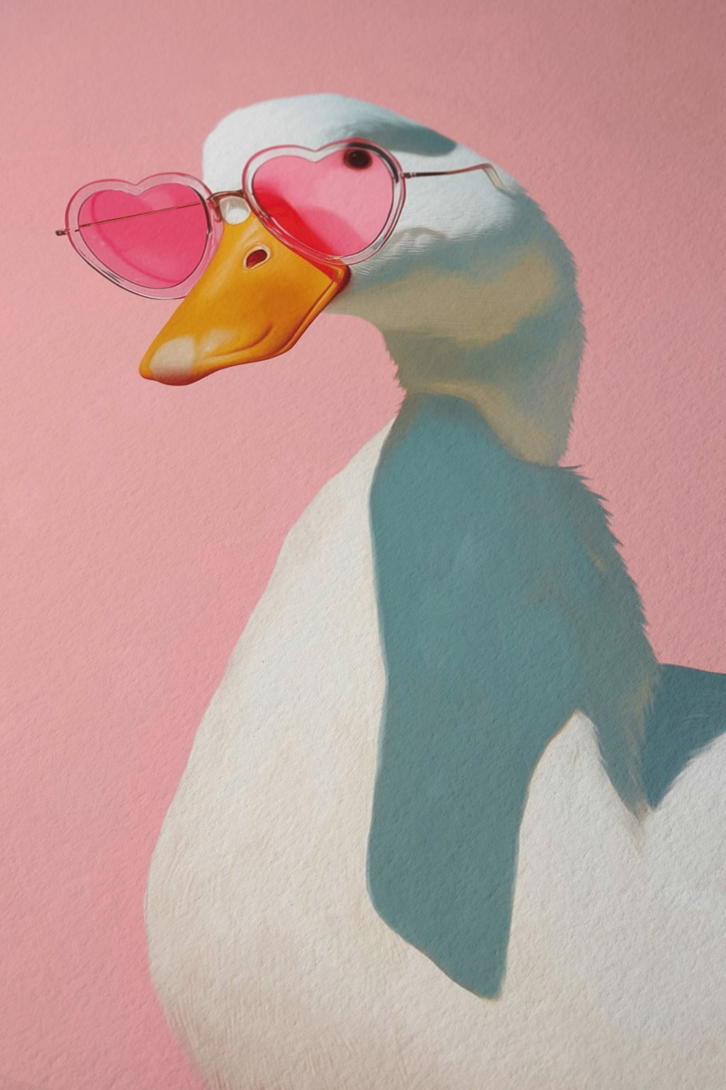 Pink Duck Wall Art