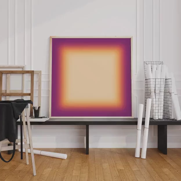 Mauve canvas wall art, large wall art, abstract wall art, Moderna art