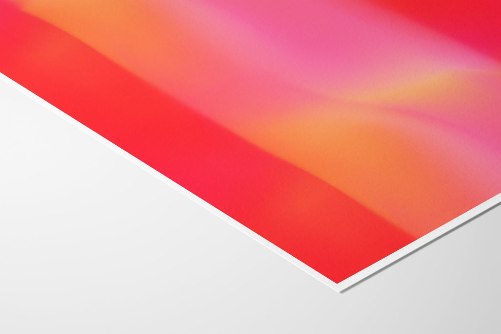 Red Orange Gradient Art canvas wall art – And A Little More