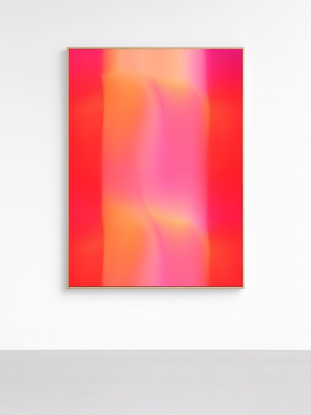 Red Orange Gradient Art canvas wall art – And A Little More