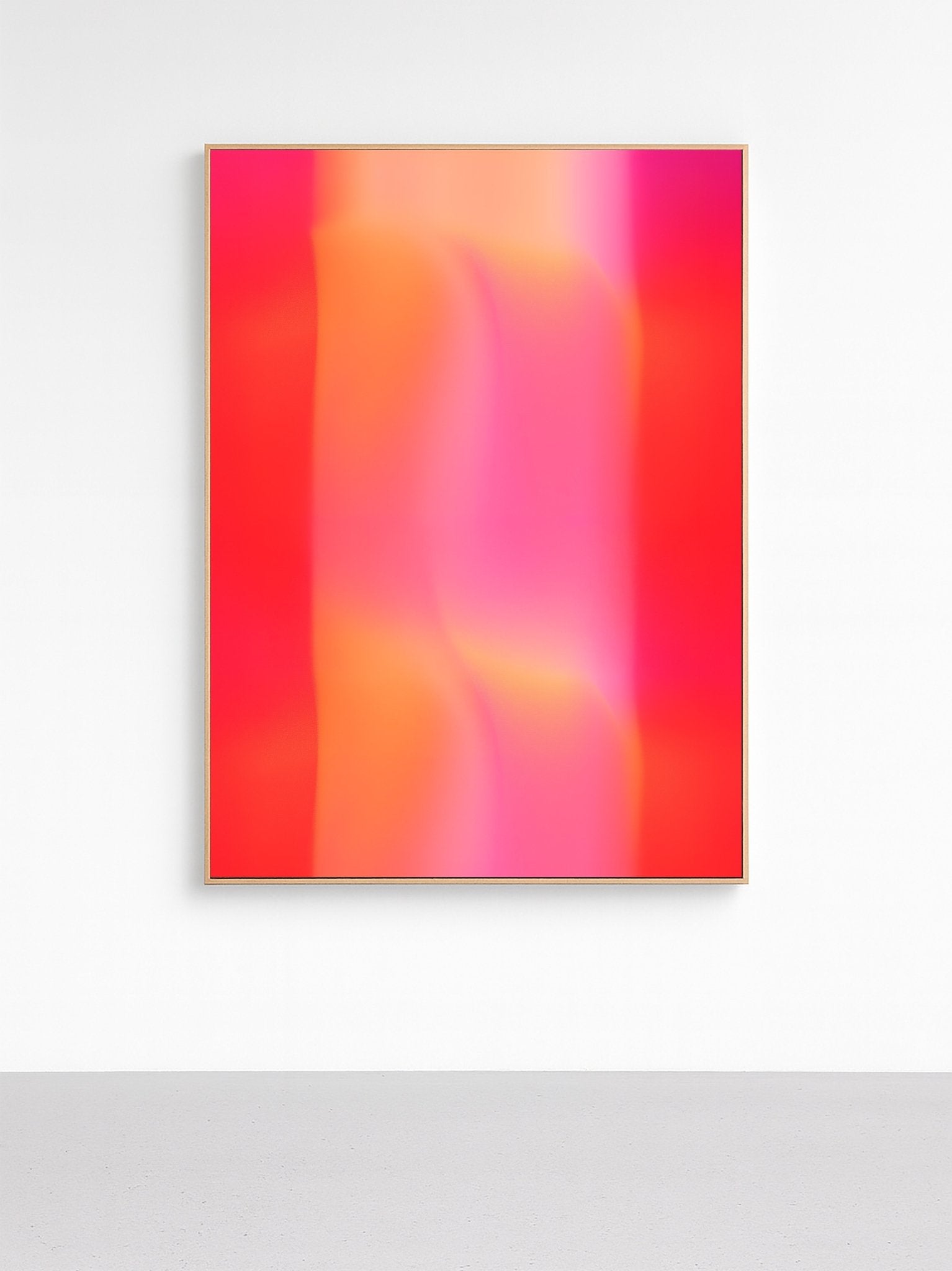 Red Orange Gradient Art canvas wall art – And A Little More