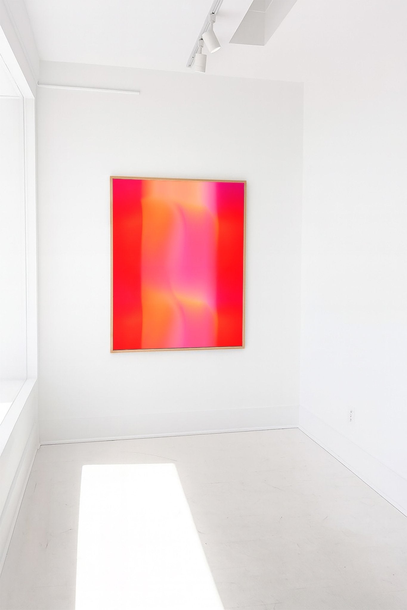 Red Orange Gradient Art canvas wall art – And A Little More