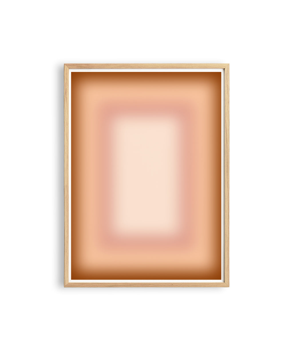 Beige Gradient Abstract Wall Art, Minimalist Ombre Wall Art