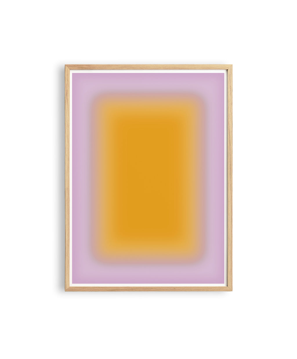 Yellow Gradient Wall Art Print, Minimalist Ombre Poster, Warm Abstract Printable