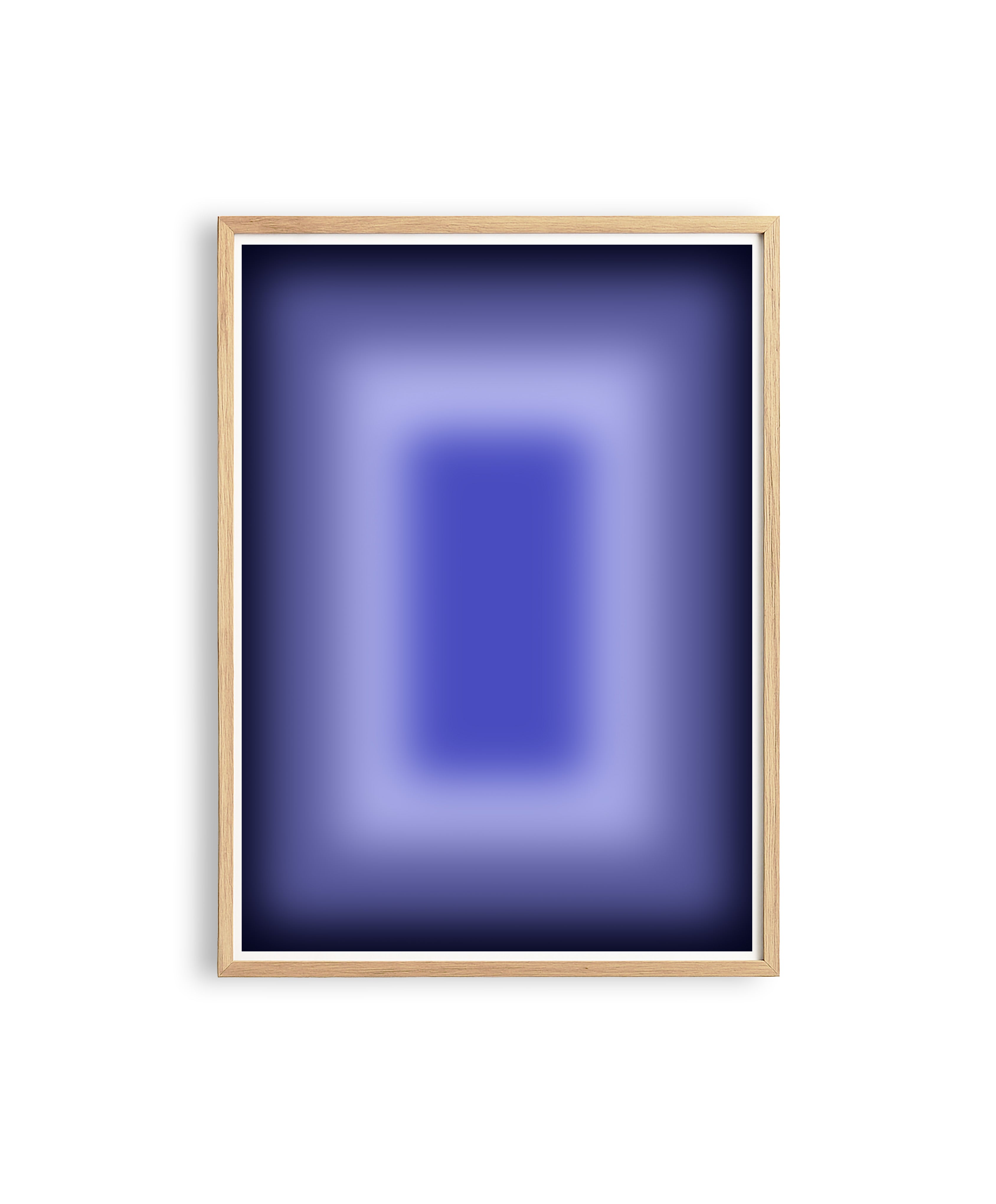Blue Abstraact Wall Art, Minimalist Ombre Poster, Modern Abstract Wall Decor, Bathroom wall decor