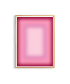 Pink Gradient Abstract Wall Art, Blush Ombre Minimalist Poster