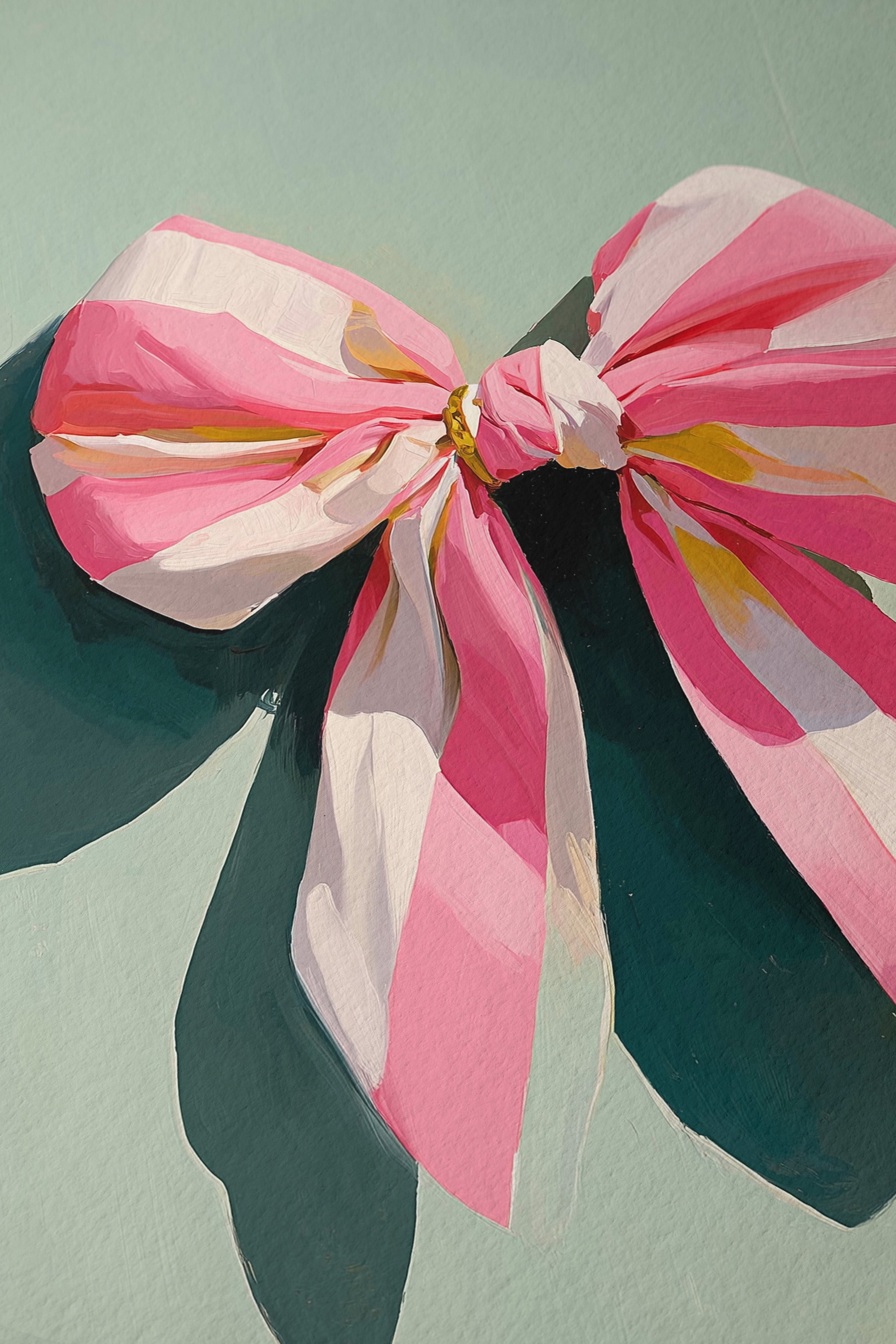 Pink Ribbon Wall Art