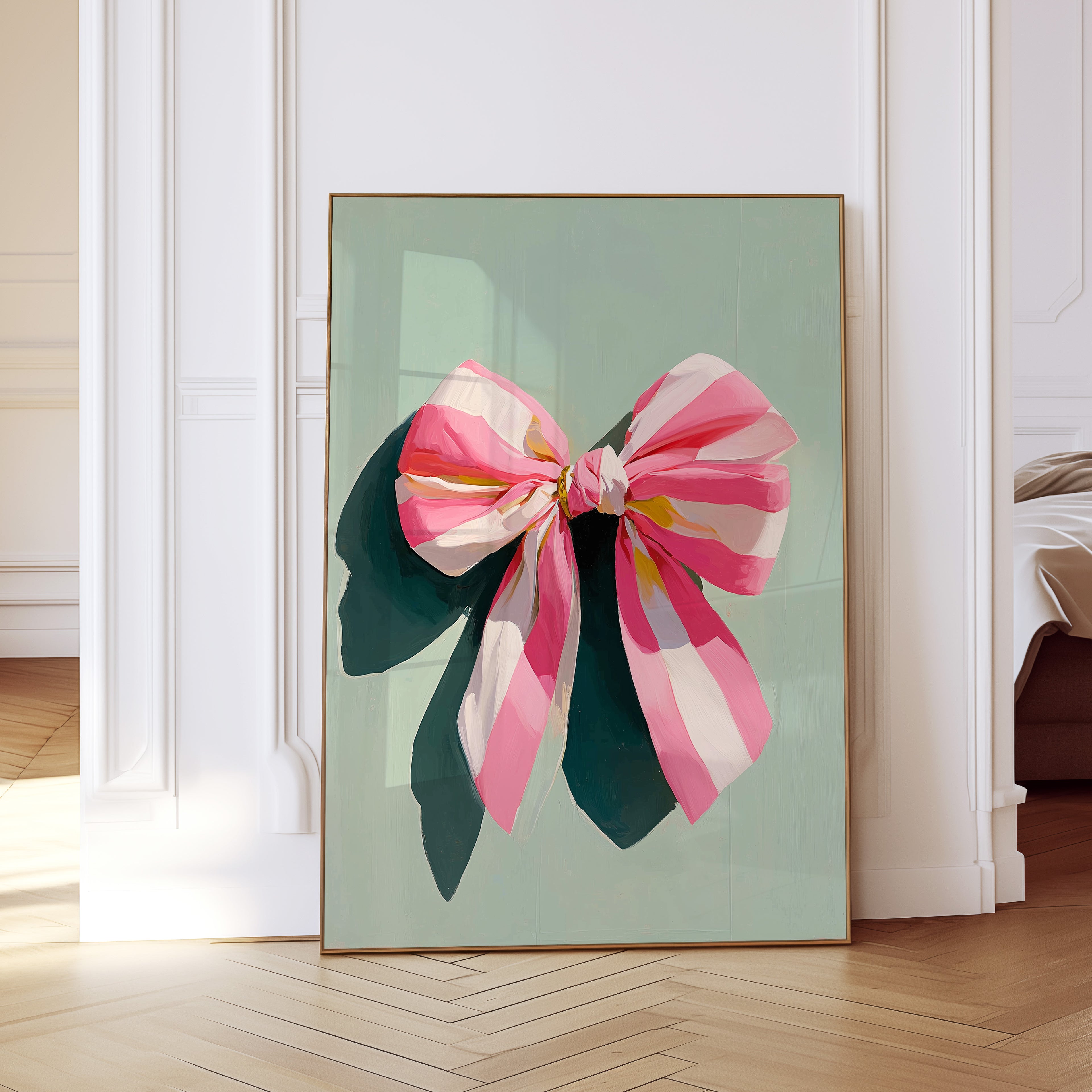 Pink Ribbon Wall Art