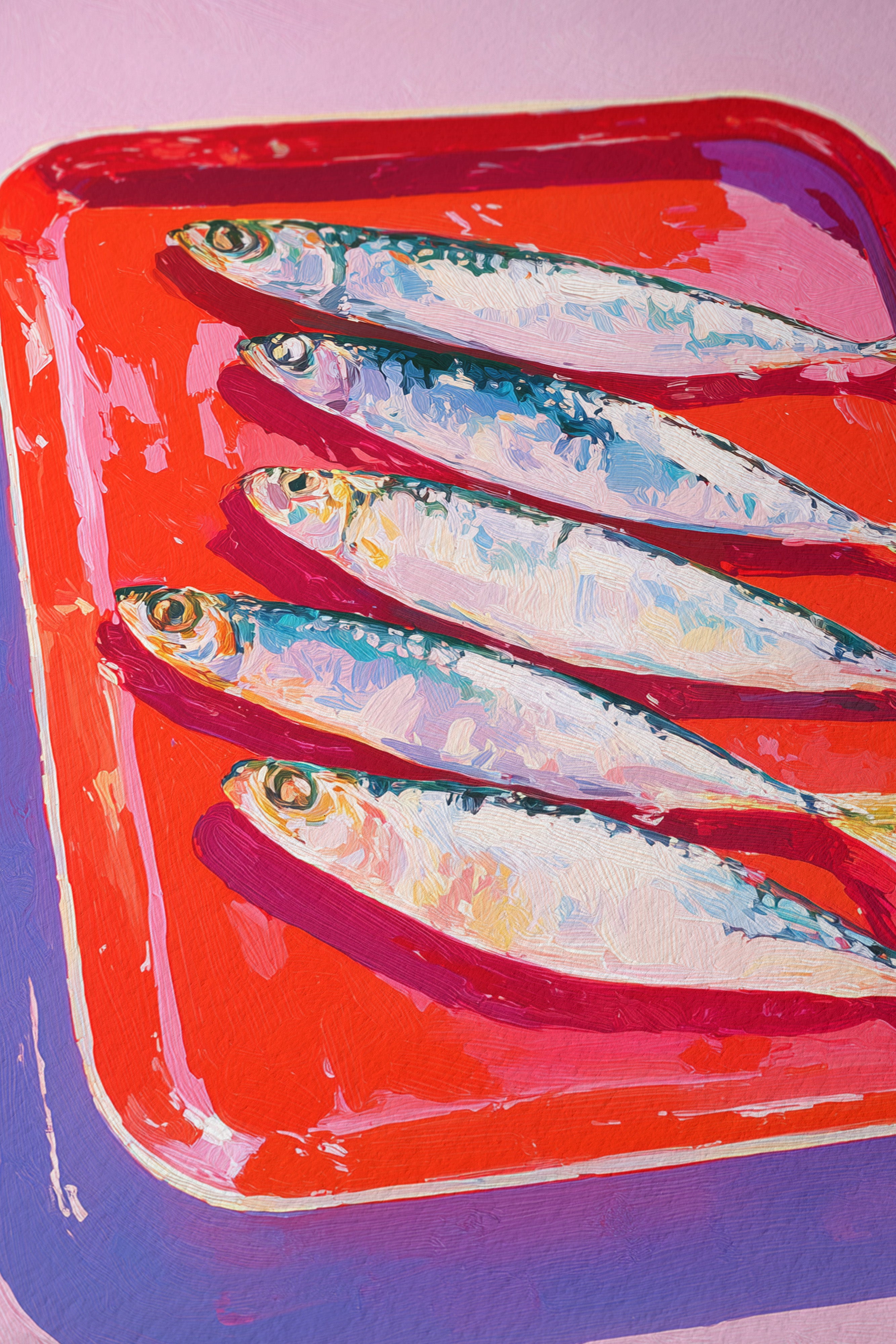 Sardine Still Life Wall Art