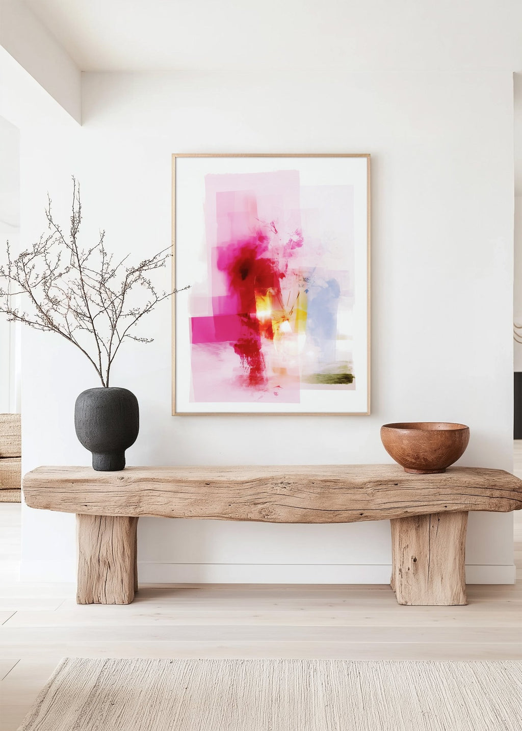 Scandinavian Modern Abstract - Framed Canvas canvas wall art – And A Little More