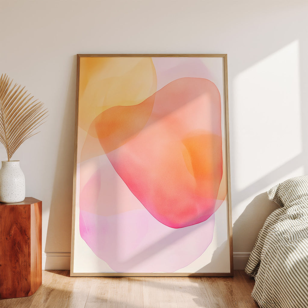 Soft Sunrise Gradient Art canvas wall art – And A Little More