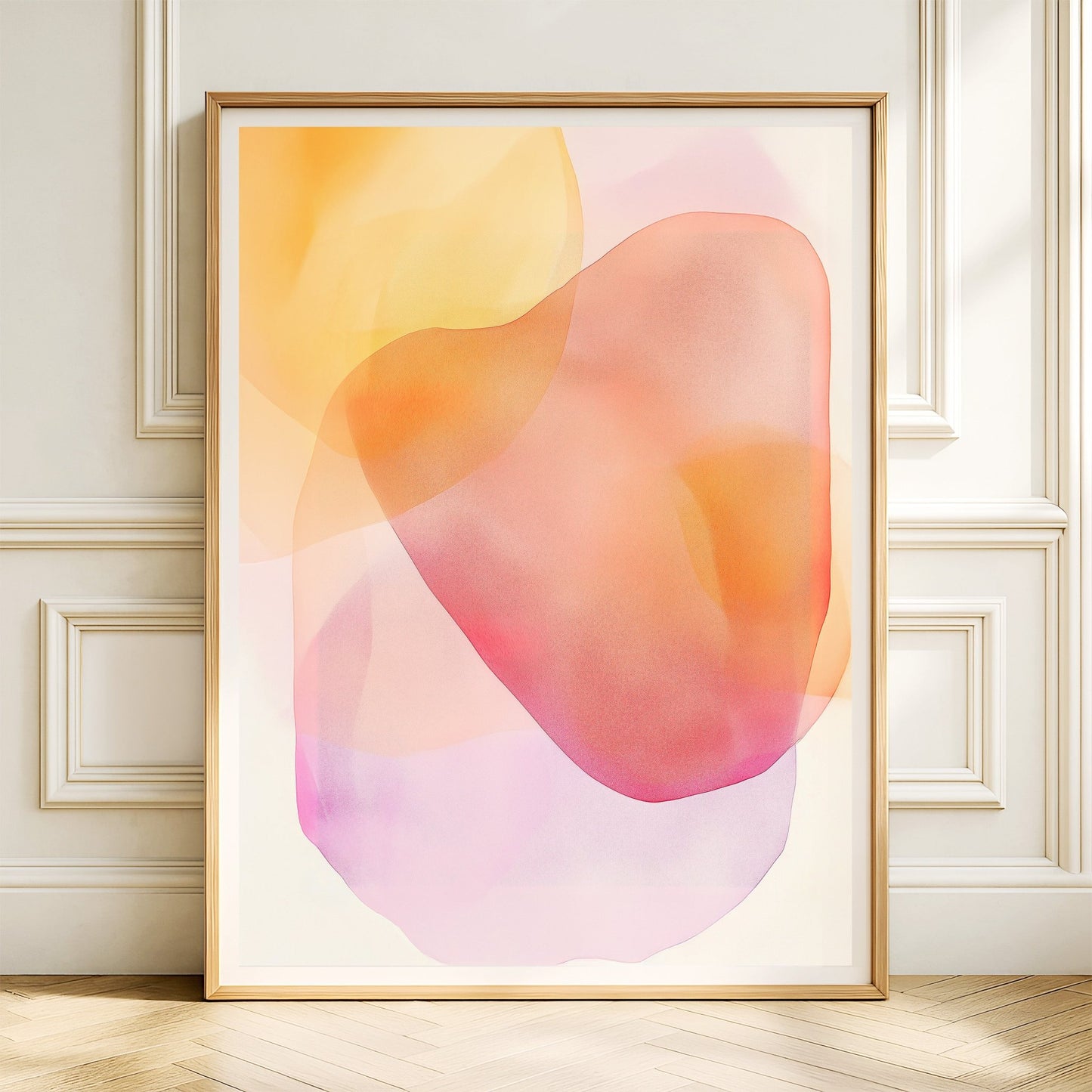 Soft Sunrise Gradient Art canvas wall art – And A Little More