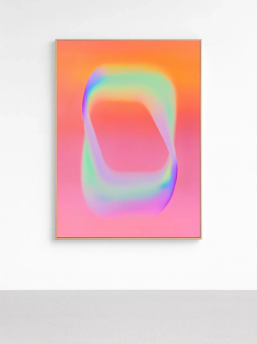 Sunset Ribbon (Framed Canvas) canvas wall art – And A Little More