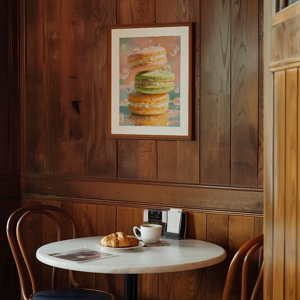 Sweet Macaron Dream – Art Print canvas wall art – And A Little More