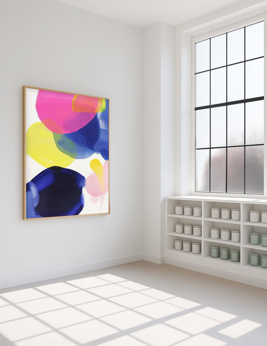 Vivid Motion Abstract - Framed Canvas canvas wall art – And A Little More